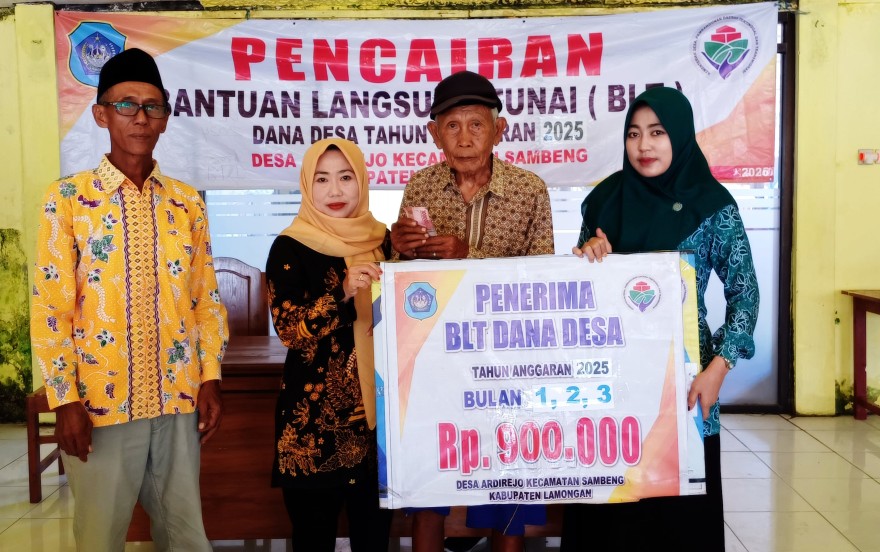 Penyaluran BLT Dana Desa Tahap Awal di Ardirejo, Wujud Komitmen Kesejahteraan Warga